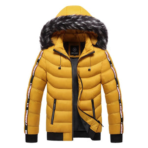 Parka d'hiver à capuche avec col en fourrure pour homme "New Zolun - KB Fashion" - Planète Rando