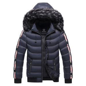 Parka d'hiver à capuche avec col en fourrure pour homme "New Zolun - KB Fashion" - Planète Rando