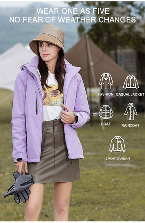 Parka d'hiver chaude & imperméable pour femme 1,2kg "MILOOR - Tenacious" - | Planète Rando