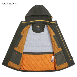 Parka d'hiver coupe-vent avec capuche pour homme 1,2kg "CORBONA – N-BX031" - | Planète Rando