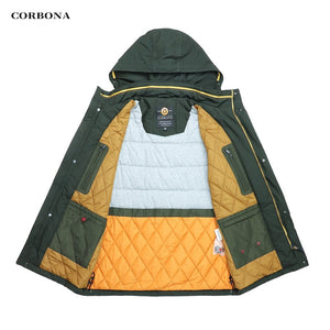 Parka d'hiver coupe-vent avec capuche pour homme 1,2kg "CORBONA – N-BX031" - | Planète Rando