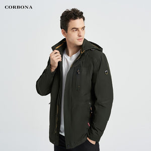 Parka d'hiver coupe-vent avec capuche pour homme 1,2kg "CORBONA – N-BX031" - | Planète Rando