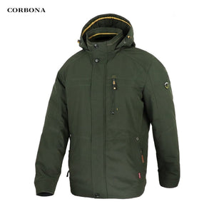 Parka d'hiver coupe-vent avec capuche pour homme 1,2kg "CORBONA – N-BX031" - | Planète Rando