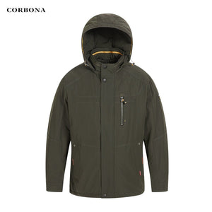 Parka d'hiver coupe-vent avec capuche pour homme 1,2kg "CORBONA – N-BX031" - | Planète Rando