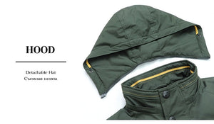 Parka d'hiver coupe-vent avec capuche pour homme 1,2kg "CORBONA – N-BX031" - | Planète Rando