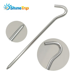 Piquets de tente en aluminium de 18cm, 10 pièces/lot "ShineTrip" - | Planète Rando