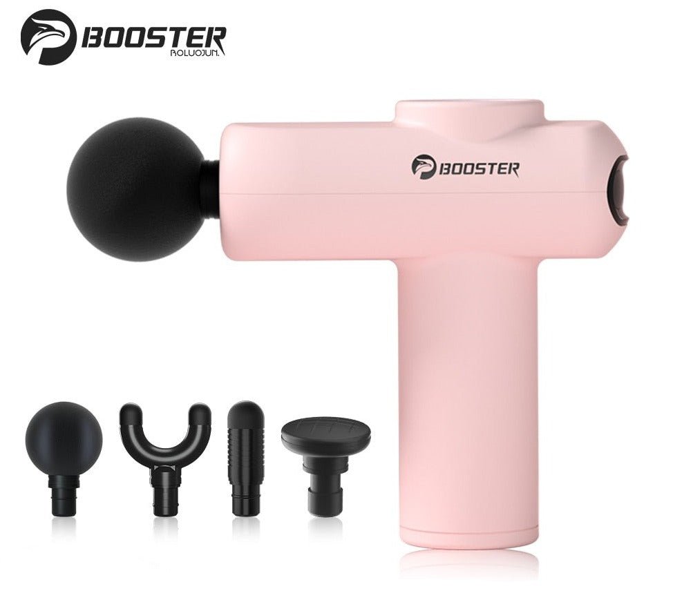 Pistolet de massage Fitness et de Relaxation 4 vitesses réglables 500g "Booster – MINI V2" - | Planète Rando