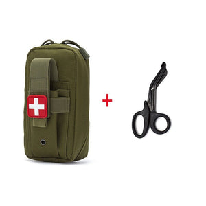 Pochette tactique médicale, IFAK / kit de premiers secours "Clusgo - EMT medik" - Green set B | Planète Rando