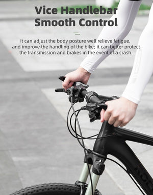 Poignées de vélo VTT antichocs & ergonomiques 300g "ROCKBROS – BT100 series" - | Planète Rando