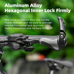 Poignées de vélo VTT antichocs & ergonomiques 300g "ROCKBROS – BT100 series" - | Planète Rando