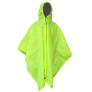 Poncho 3 en 1 imperméable en nylon ripstop "Raincoat" - Planète Rando