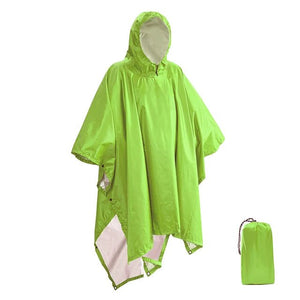 Poncho de pluie multifonctions 3 en 1 (tarp, auvent) "Tomshoo - TLM181" - Planète Rando
