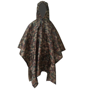 Poncho de pluie multifonctions 3 en 1 (tarp, auvent) "Tomshoo - TLM181" - Planète Rando