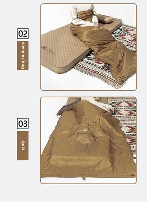 Poncho / sac de couchage 2 en 1 confort 10°C 750g "Mobi Garden - Outdoor cloak" - Planète Rando