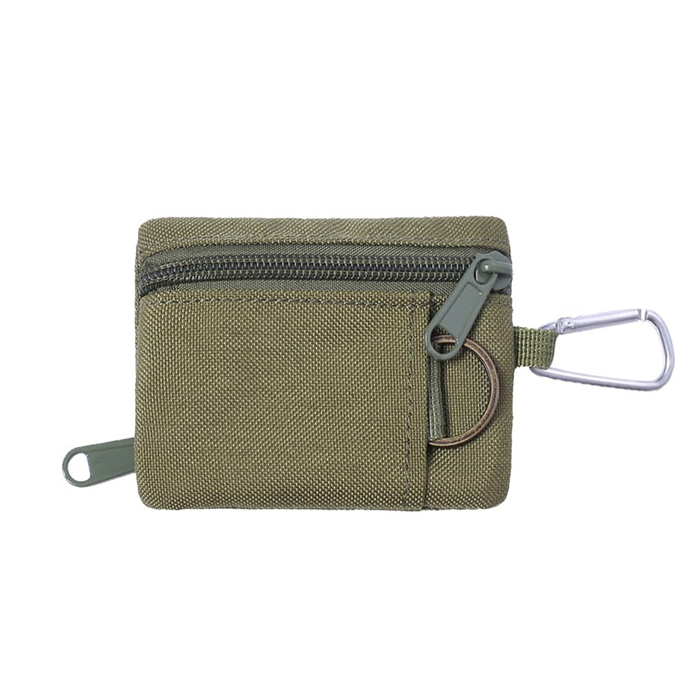 Portefeuille tactique avec porte-clés à fermeture éclair "Hunting Crop - EDC" - Vert / Version 1 | Planète Rando