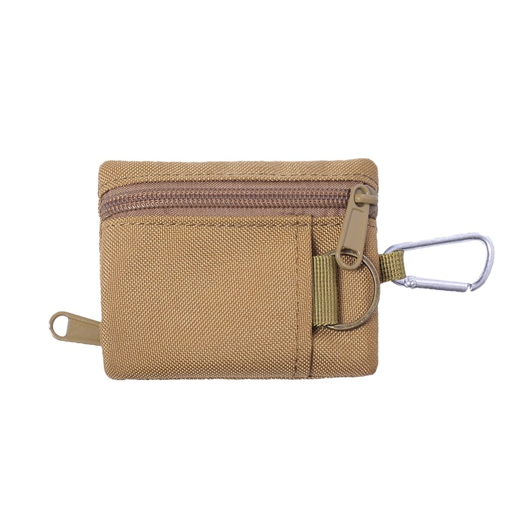 Portefeuille tactique avec porte-clés à fermeture éclair "Hunting Crop - EDC" - Tan / Version 1 | Planète Rando