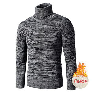 Pull à col roulé en coton et polaire pour homme "TFU - Thermal pull" - Planète Rando