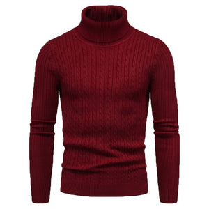 Pull chaud à col roulé pour homme "King Billion - M012222" - Bourgogne / S | Planète Rando