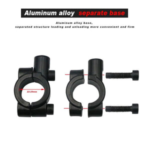 Rétroviseurs de guidon de vélo réglable 360° miroir gauche et droit "Riderrace - RR7679" - Planète Rando