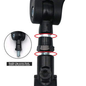 Rétroviseurs de guidon de vélo réglable 360° miroir gauche et droit "Riderrace - RR7679" - Planète Rando