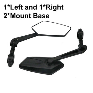 Rétroviseurs de guidon de vélo réglable 360° miroir gauche et droit "Riderrace - RR7679" - Planète Rando