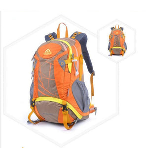 Sac à dos de randonnée avec dos filet et housse de pluie 30L "Ai one - Camping" - Orange | Planète Rando