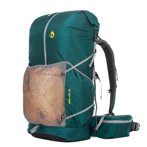 Sac à dos de randonnée ultra-léger 65L 910g "Jungle King – CY1040" - Vert | Planète Rando