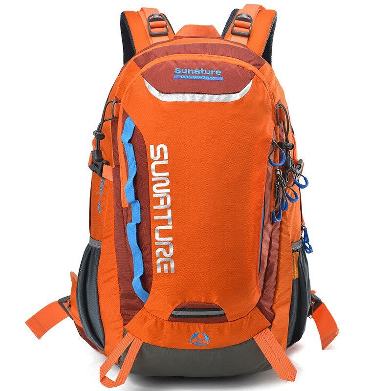 Sac à dos de randonnée, trekking avec housse de pluie 30-40L "Sunature - QX028" - Orange | Planète Rando