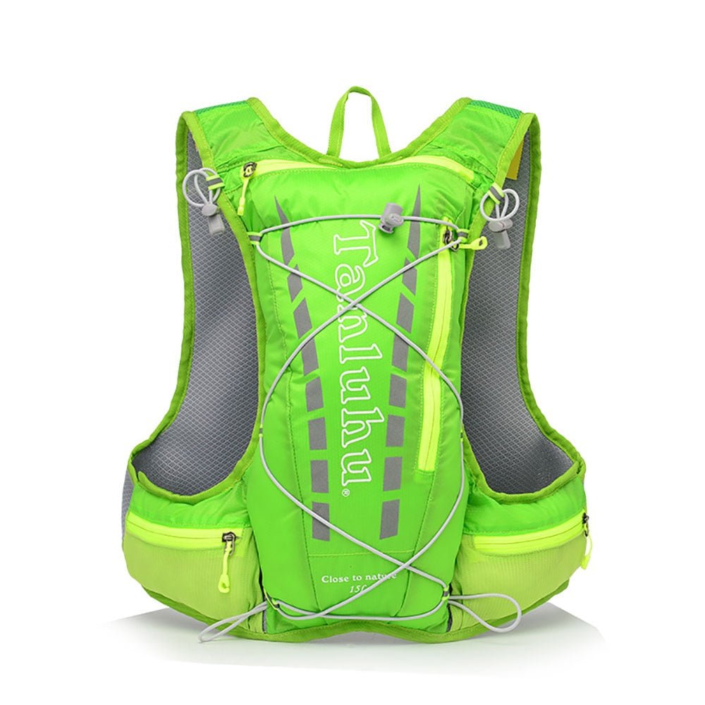 Sac à dos / gilet d'hydratation ultraléger "Raptors Sports - Tanluhu 15L" - Vert | Planète Rando