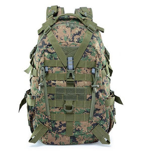 Sac à dos militaire tactique avec bandes réfléchissantes 40L "Scione - Backapcak outdoor" - Planète Rando