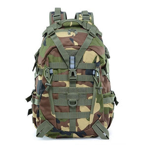 Sac à dos militaire tactique avec bandes réfléchissantes 40L "Scione - Backapcak outdoor" - Planète Rando