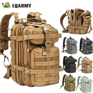 Sac à dos tactique en Nylon 1000D 30L "LQARMY - Tactical bagpack" - Planète Rando