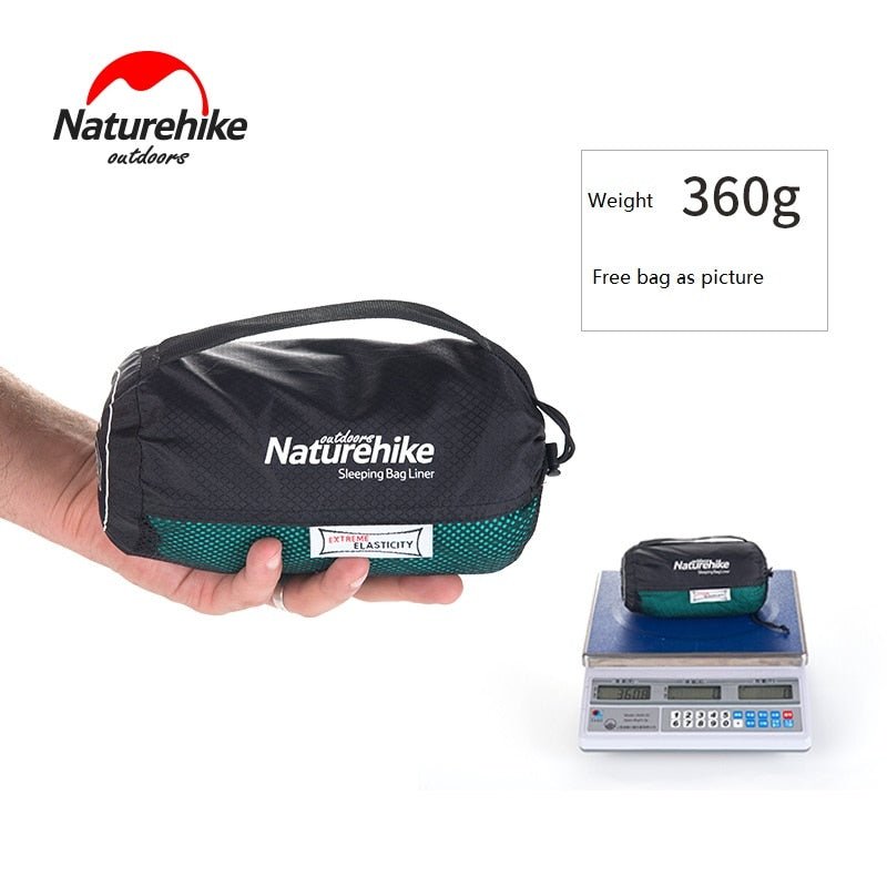 Drap de sac de couchage / sac à viande à haute élasticité en coton 360g "Naturehike - Sleeping bag liner" - | Planète Rando
