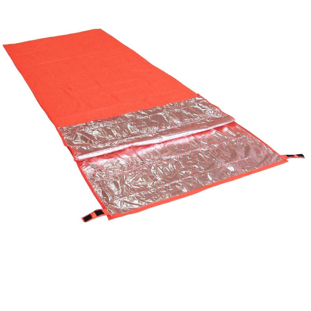 Sac / sursac de couchage imperméable 125g "Lixada – thermal power" - Orange | Planète Rando