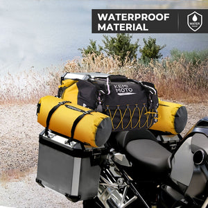 Sacoche arrière imperméable en PVC avec bandoulière "KemiMoto - Luggage bag" - Planète Rando
