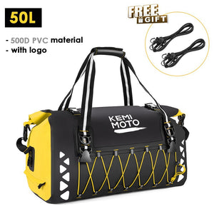 Sacoche arrière imperméable en PVC avec bandoulière "KemiMoto - Luggage bag" - Planète Rando