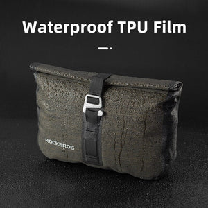 Sacoche de guidon sur cadre avant de vélo avec accessoires 300g "Rockbros - AS-015" - Planète Rando