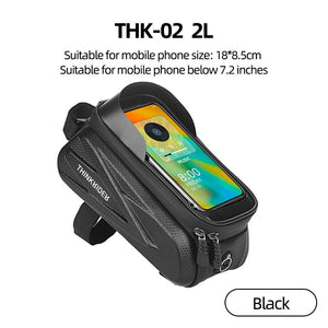Sacoche de vélo de cadre avec étui pour écran tactile de 7 pouces 220g "ThinkRider - THK-02" - Planète Rando