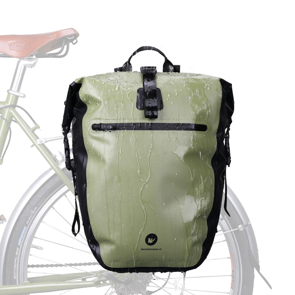 Sacoche de vélo étanche sur porte-bagages arrière Rhinowalk - X21669 –  Planète Rando