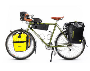 Sacoches arrières de vélo sur porte-bagages arrière 65 L "Rhinowalk - RK 3 en 1" - Planète Rando