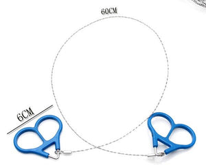 Scie commando avec anneau en plastique et fil de scie en acier 16g "EDC Tools - Commando" - Planète Rando