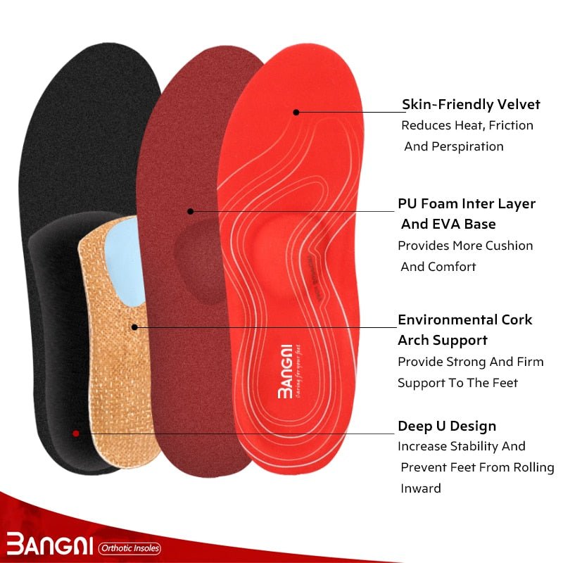 Semelles plates de soutien plantaire "3ANGNI - Insole 107 series" - Planète Rando