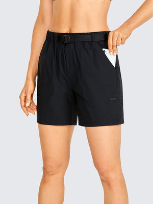 Short / bermuda décontracté taille haute avec poches pour femme "CRZ Yoga – RS51" - Planète Rando