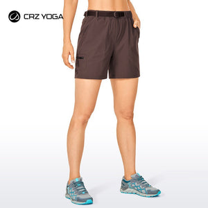 Short / bermuda décontracté taille haute avec poches pour femme "CRZ Yoga – RS51" - Planète Rando