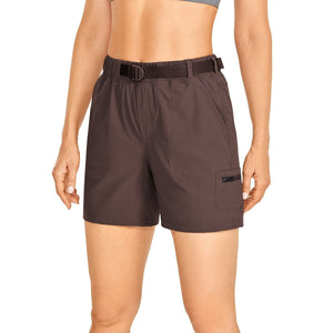 Short / bermuda décontracté taille haute avec poches pour femme "CRZ Yoga – RS51" - Planète Rando