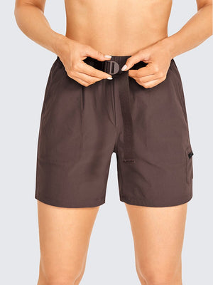 Short / bermuda décontracté taille haute avec poches pour femme "CRZ Yoga – RS51" - Planète Rando