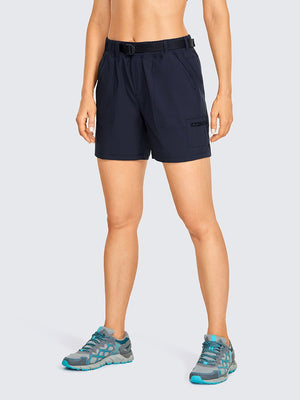 Short / bermuda décontracté taille haute avec poches pour femme "CRZ Yoga – RS51" - Planète Rando