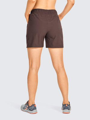 Short / bermuda décontracté taille haute avec poches pour femme "CRZ Yoga – RS51" - Planète Rando