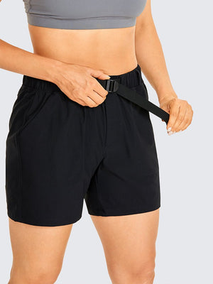 Short / bermuda décontracté taille haute avec poches pour femme "CRZ Yoga – RS51" - Planète Rando