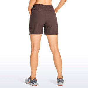 Short / bermuda décontracté taille haute avec poches pour femme "CRZ Yoga – RS51" - Planète Rando